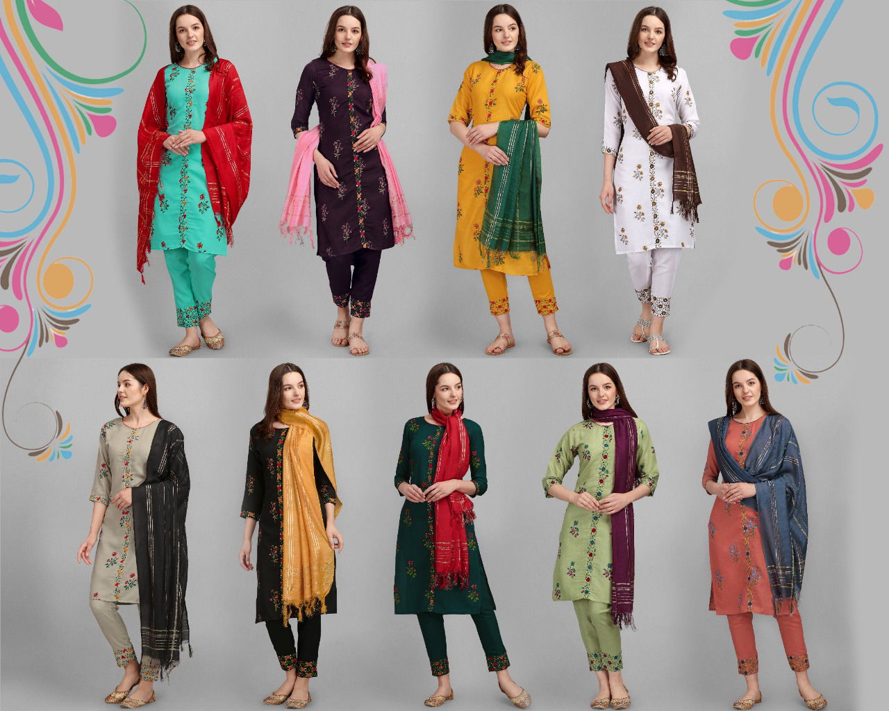 Vredevogel Lucy Designer Festive Wear Heavy Ready Made Dress Collection
